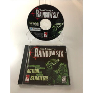 Tom Clancy's Rainbow Six (PC/Windows, 1998) Jewel, Manual & Disc - US Seller